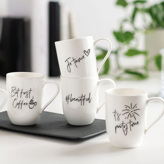 Mug with handle Je t'aime 