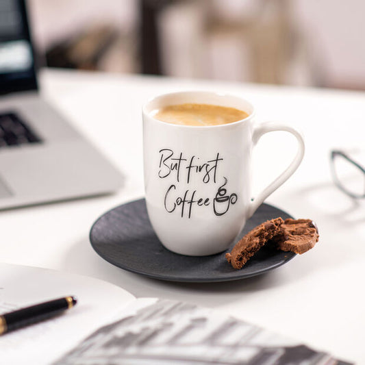 Mug with handle But first Coffee 