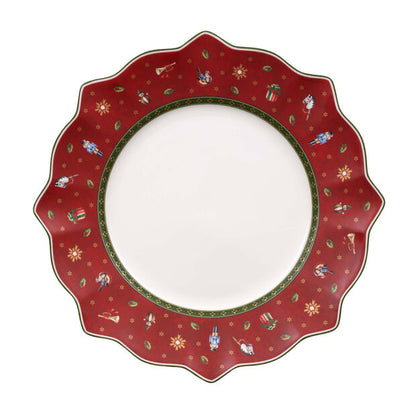 Toy's Delight dinner plate red 