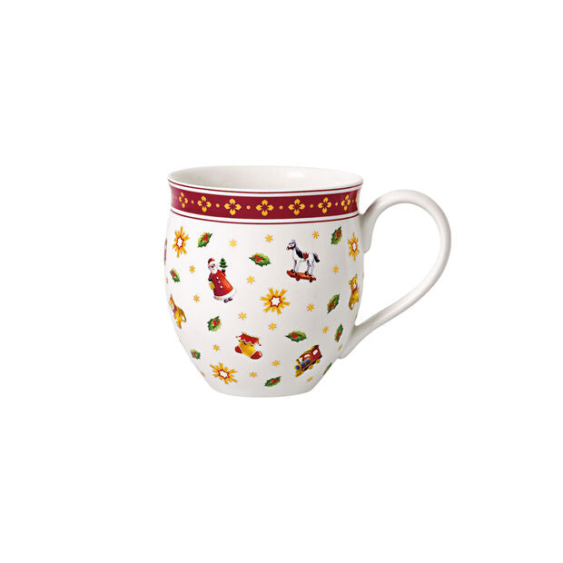 Toy's Delight coffee mug with scatter motif 