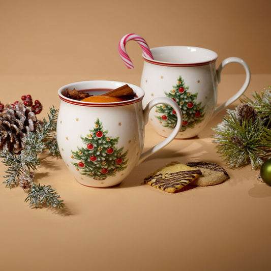 Toy's Delight Becher mit Henkel Set 2tlg., Tannenbaum