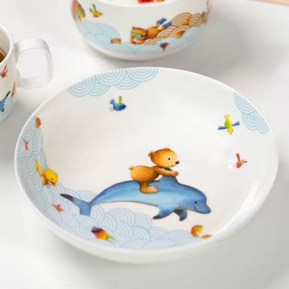 Happy as a Bear children's plate deep 