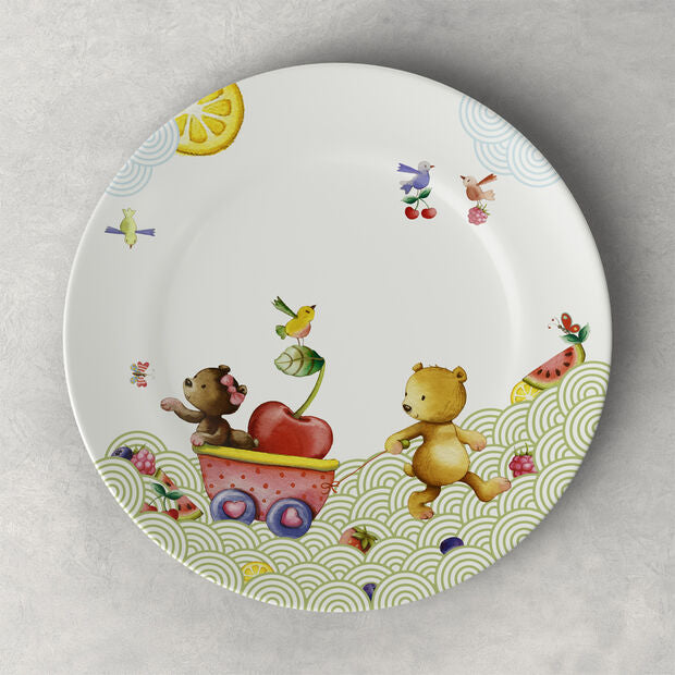 Hungry as a Bear children's plate flat 