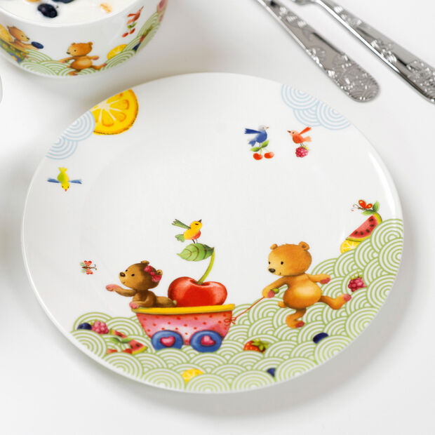 Hungry as a Bear children's plate flat 