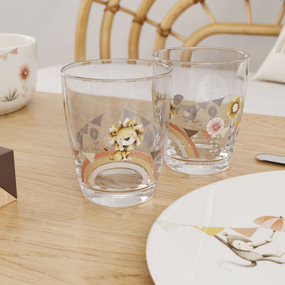 Roar like a Lion children's glass, set of 2, 150 ml 