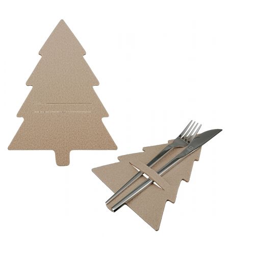 Christmas tree cutlery bags 