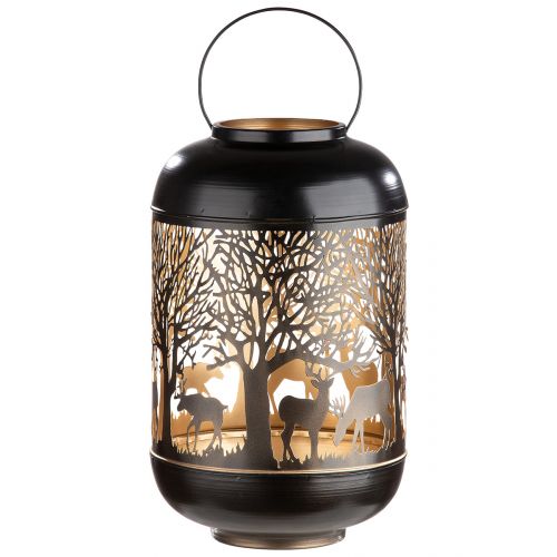 lantern deer motif 