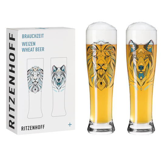 Brauchzeit Weizenbierglas‐Set #27 #28