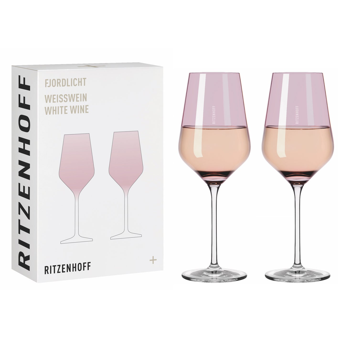 Ritzenhoff Fjordlicht white wine glass set