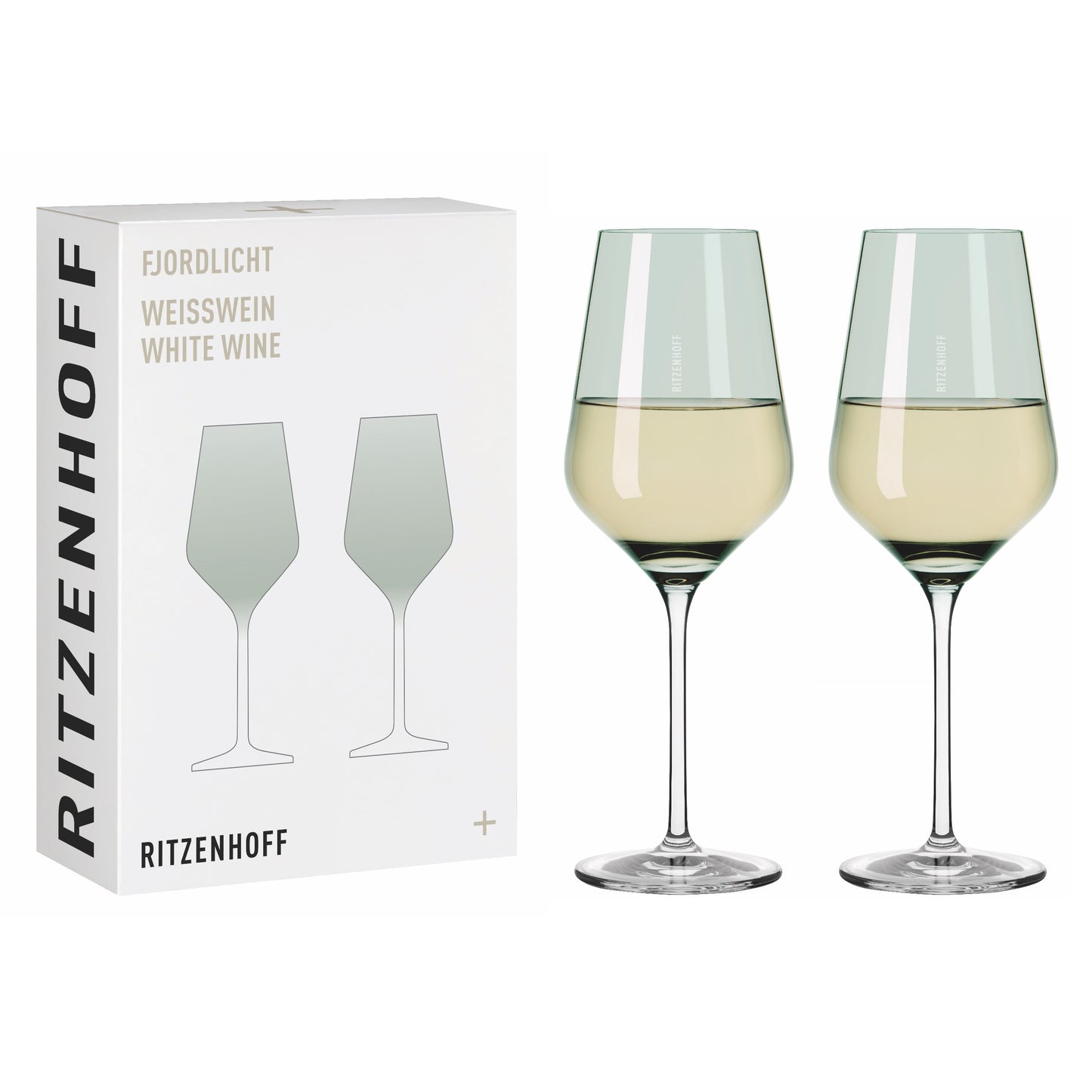 Ritzenhoff Fjordlicht white wine glass set