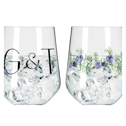 Botanic Lights Gin Tumbler Set of 2 #5 #6 