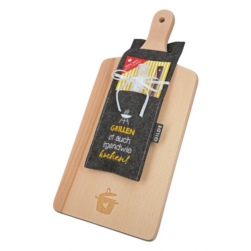 wooden cutting board set "Grilling"