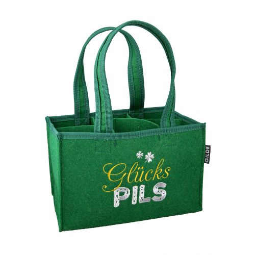 bottle carrier "Glückspils" 