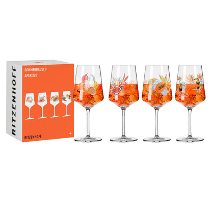 Sommerrausch Aperitifglas‐Set 4er