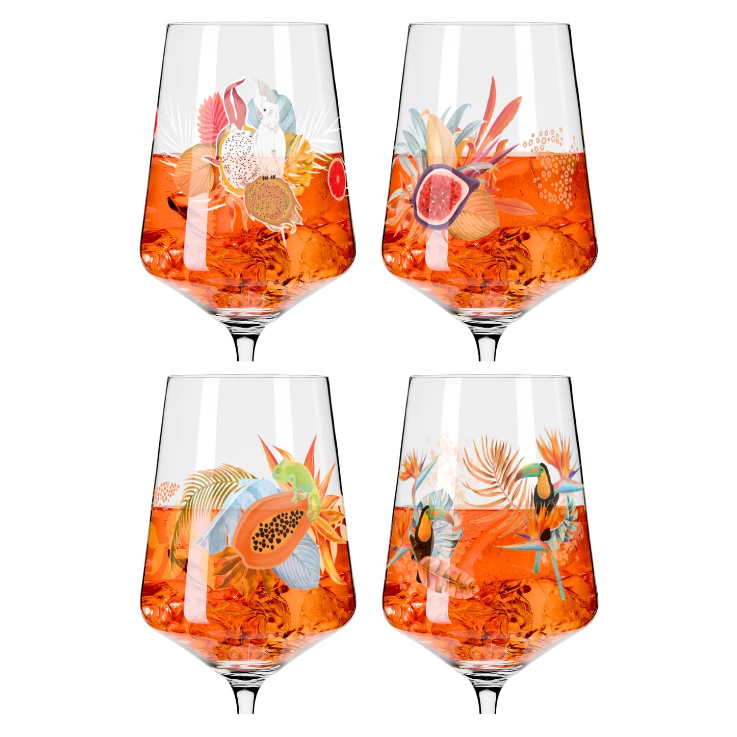 Sommerrausch Aperitifglas‐Set 4er