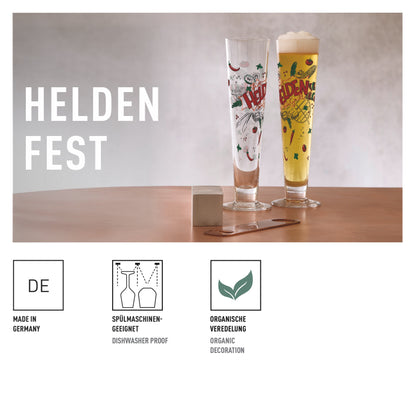 Heldenfest Bierglas‐Set