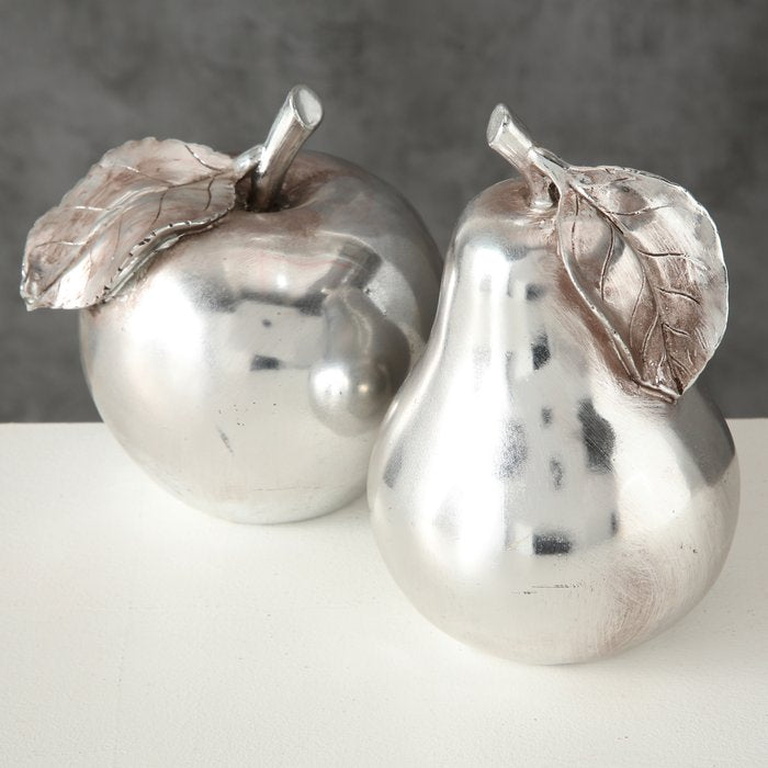 Decorative stand apple+pear, 2 assorted 