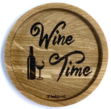 Untersetzer "Wine time"