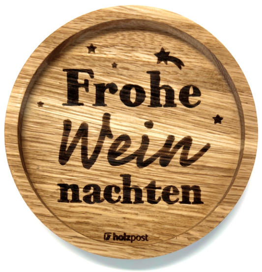 Untersetzer "Frohe Weinnachten"