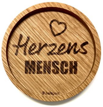 Untersetzer "Herzensmensch"