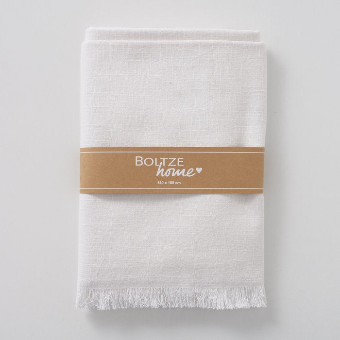 Tablecloth Lenea Beige and White 