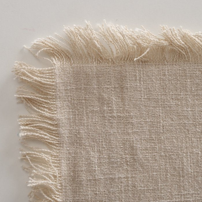 Tablecloth Lenea Beige and White 