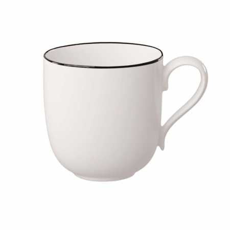 Black Lines Mug with Handle