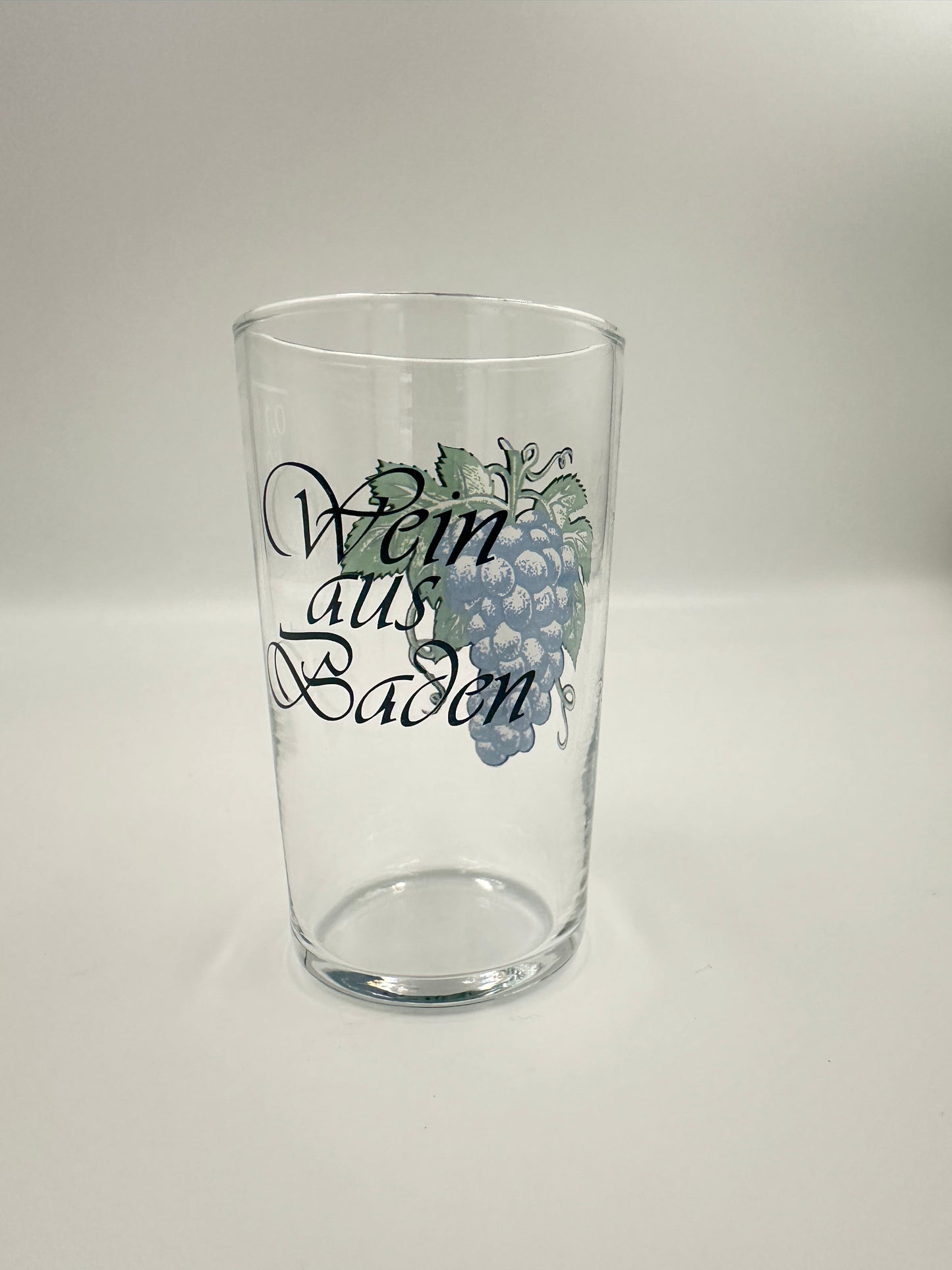 Säntis mug with print: "Wine from Baden" with 0.1 l calibration mark 24 pcs.