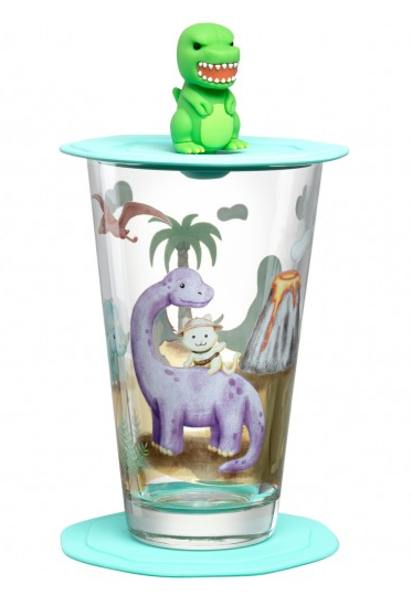 Drinking set 3-piece 300 ml Dino