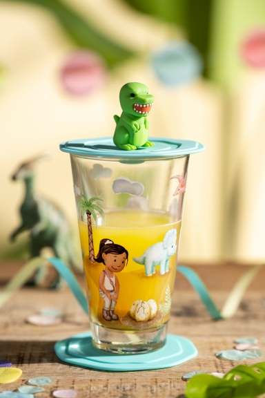 Drinking set 3-piece 300 ml Dino