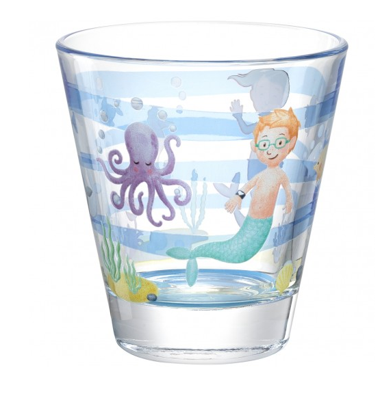 Drinking Glass 215 ml Sea Set of 6