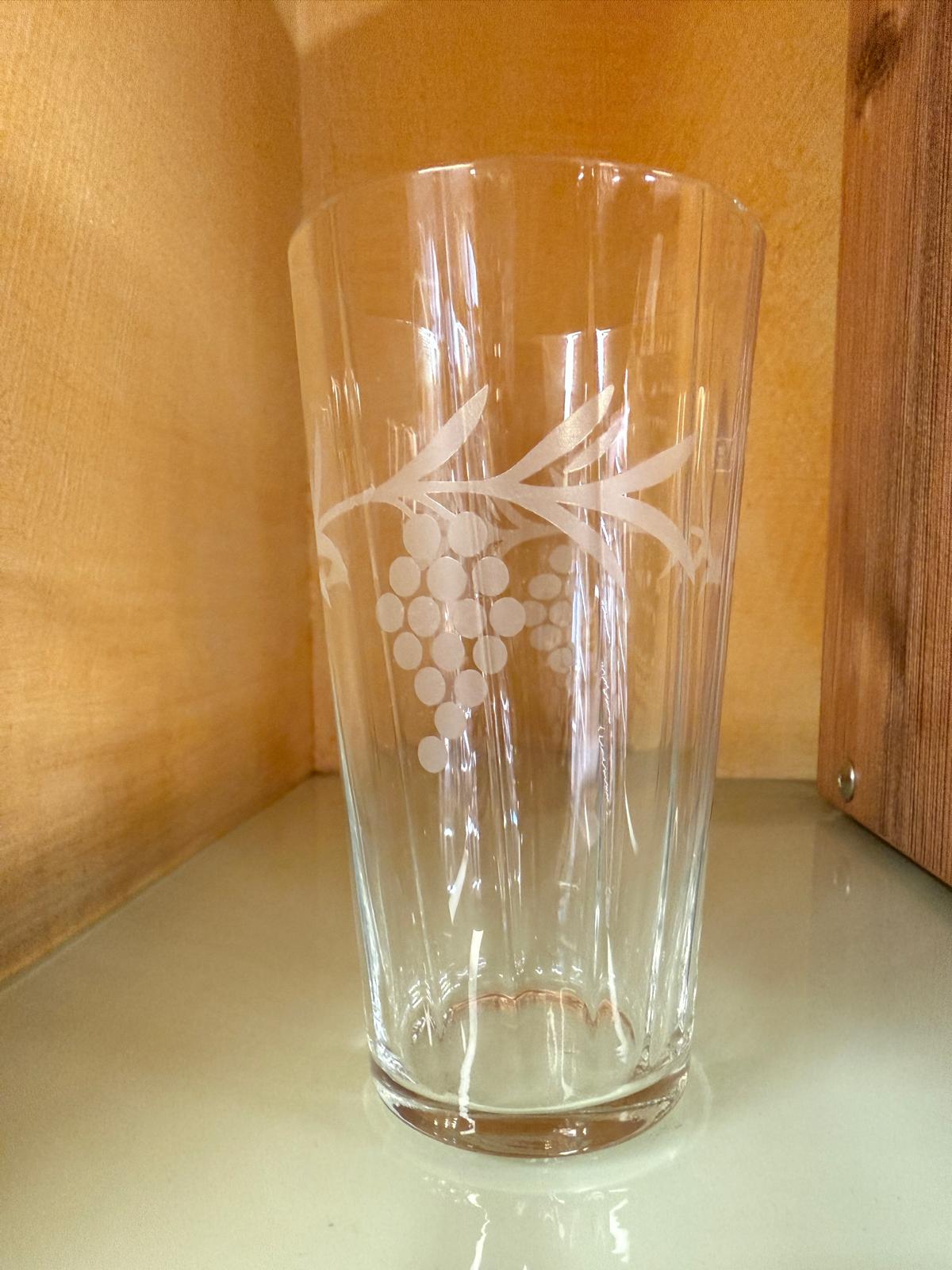 Verre Markgräfler avec coupe avec marque d'étalonnage de 0,25 l 6 pièces.