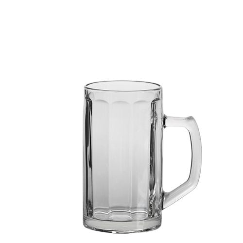 Beer mug Bremer look with 0.5 l calibration mark 6 pieces.