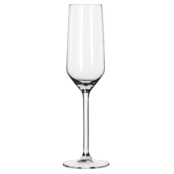 Champagne flute Carre 22 cl with 0.1 l calibration mark 6 pieces.