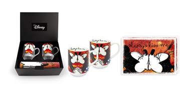 Cup set 4 pieces. "always kiss me" 